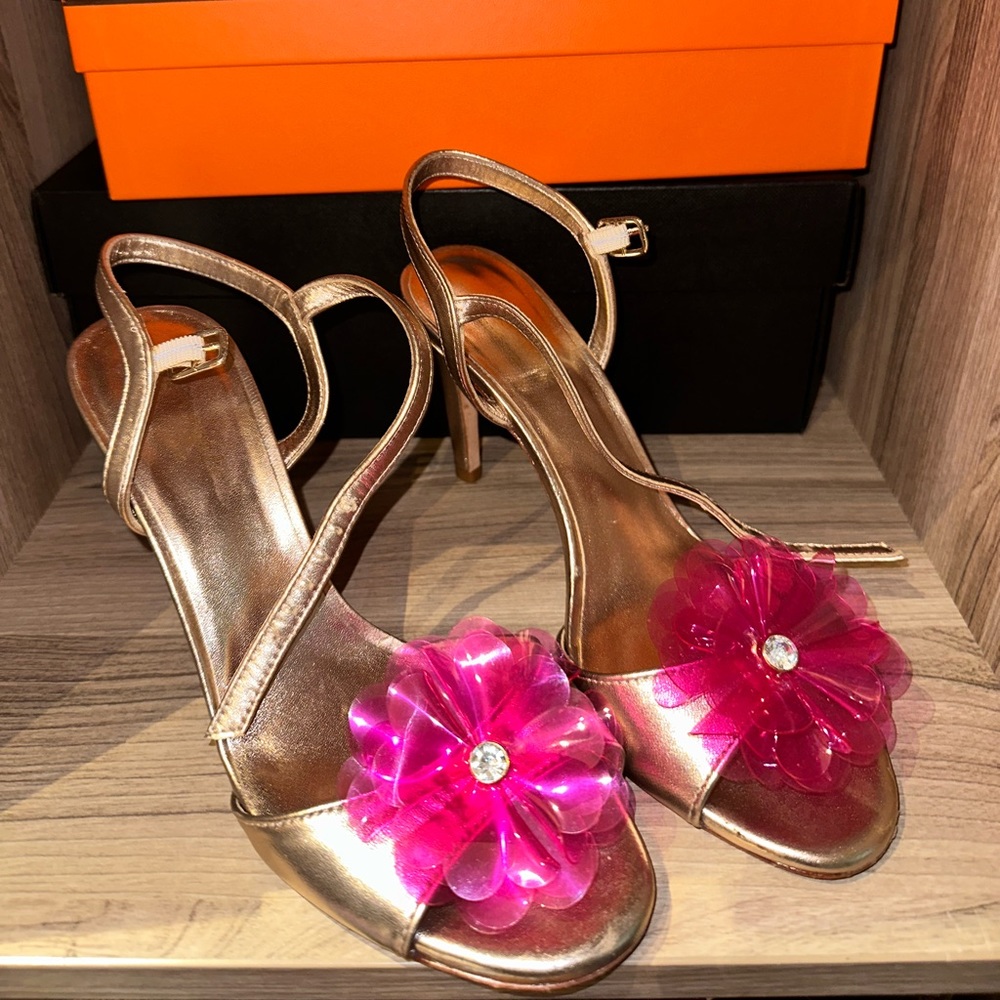 Kate Spade Gold Heels